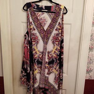 Multi Color Handkerchief style dress